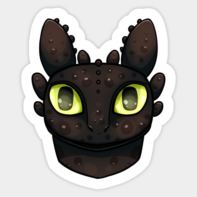 Night Fury Sticker by HEllRas